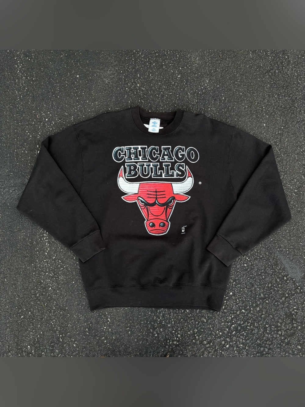 Vintage Chicago Bulls Pro Player Crewneck Sweatshirt 90's Size XL Basketball NBA